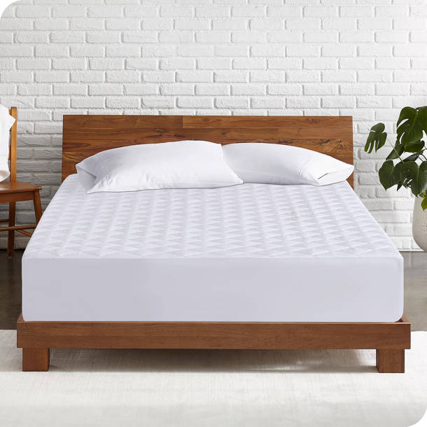 Bedlore waterproof mattress protector noiseless twin size mattress pad with deep pocket fitted up to 615 soft breathable dirtproof single